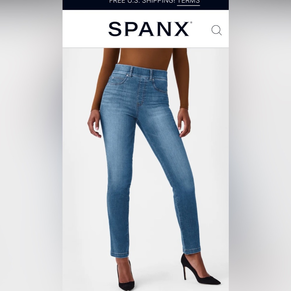 SPANXshape™ EveryWear Straight Leg Jeans, Vintage Indigo